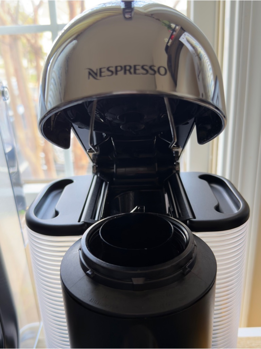 Nespresso by Breville Vertuo Coffee and Espresso Machine in Chrome - Picture 5 of 8